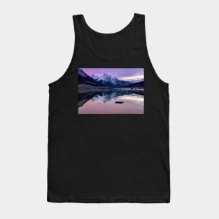 Pink Reflections of Medicine Lake Tank Top